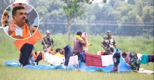 পশ্চিমবঙ্গের মুখ্যমন্ত্রী শুভেন্দু অধিকারী জানিয়েছেন, রাজ্যের সীমান্তবর্তী জেলাগুলোতে স্থাপিত হোল্ডিং সেন্টারগুলো থেকে এ পর্যন্ত প্রায় ৪ হাজার ৮০০ জন তথাকথিত ‘অবৈধ অভিবাসী’কে বাংলাদেশে ফেরত পাঠানো হয়েছে। এছাড়া, আরও ৮৩৬ জন বর্তমানে প্রত্যাবাসনের অপেক্ষায় রয়েছেন বলে তিনি উল্লেখ করেন। শুভেন্দু অধিকারী এই সংখ্যা জানালেও কবে, কখন এবং কোন সীমান্ত দিয়ে তাদের বাংলাদেশে পাঠানো হয়েছে, সেই বিষয়ে বিস্তারিত কোনো তথ্য দেননি। একই সঙ্গে, এসব ‘অবৈধ অভিবাসী’র পরিচয় কীভাবে নির্ধারণ করা হয়েছে, সেই বিষয়েও এখন পর্যন্ত ভারত সরকার বা পশ্চিমবঙ্গ রাজ্য সরকার কোনো আনুষ্ঠানিক ব্যাখ্যা দেয়নি। ভারতীয় সংবাদমাধ্যম ইন্ডিয়া টুডের প্রতিবেদনে বলা হয়েছে, বিজেপির বিশেষ প্রশিক্ষণ শিবির উপলক্ষে আয়োজিত এক প্রস্তুতি সভায় বক্তব্য দিতে গিয়ে শুভেন্দু অধিকারী বলেন, অবৈধ অনুপ্রবেশ মোকাবিলা এবং ভারত-বাংলাদেশ সীমান্ত সুরক্ষিত করা তার সরকারের অন্যতম প্রধান অগ্রাধিকার। পশ্চিমবঙ্গের মুখ্যমন্ত্রী জানান, সীমান্তের যে ৫৫৬ কিলোমিটার অংশে এখনো কাঁটাতারের বেড়া নির্মাণ করা বাকি রয়েছে, তার মধ্যে প্রায় ১০০ কিলোমিটার এলাকায় বেড়া নির্মাণের জন্য রাজ্য সরকার ইতোমধ্যে সীমান্তরক্ষী বাহিনীর (বিএসএফ) কাছে জমি হস্তান্তর করেছে। তিনি বলেন, ‘আমরা প্রায় ১০০ কিলোমিটার জমি বিএসএফকে দিয়েছি এবং উত্তরবঙ্গের চিকেনস নেক করিডরকে অগ্রাধিকার দিয়েছি।’ উল্লেখ্য, সিলিগুড়ি করিডর, যা ‘চিকেনস নেক’ নামে পরিচিত, ভারতের উত্তর-পূর্বাঞ্চলীয় রাজ্যগুলোর সঙ্গে দেশের বাকি অংশের সংযোগ রক্ষাকারী একটি কৌশলগতভাবে অত্যন্ত গুরুত্বপূর্ণ ও সংবেদনশীল অঞ্চল। সরকারের প্রত্যাবাসন কার্যক্রমের কথা তুলে ধরে অধিকারী বলেন, যেসব অবৈধ অভিবাসী নাগরিকত্ব সংশোধনী আইনের (সিএএ) আওতায় পড়েন না, তাদের কেন্দ্রীয় সরকারের বিধি অনুসারে সরাসরি বিএসএফের কাছে হস্তান্তর করা হচ্ছে। তিনি অভিযোগ করেন, দেশের অন্যান্য অংশে এ ধরনের বিধান কার্যকর করা হলেও পূর্ববর্তী তৃণমূল সরকার এ বিষয়ে কোনো পদক্ষেপ নেয়নি। ফলে অবৈধ অভিবাসীরা সরকারি খরচে রাজ্যের বিভিন্ন কেন্দ্রে অবস্থান করার সুযোগ পেয়েছে। এদিকে, পশ্চিমবঙ্গের মুখ্যমন্ত্রীর এমন বক্তব্যের সমসাময়িক সময়েই সীমান্তে পুশইনের একটি ঘটনা সামনে এসেছে। গতকাল (রোববার, ৭ জুন) পঞ্চগড়ের বড়বাড়ি সীমান্ত দিয়ে বাংলাদেশে পুশইনের চেষ্টা করা ১০ জন নারী, পুরুষ ও শিশুকে প্রায় ৭০ ঘণ্টা পর নিজ দেশে ফিরিয়ে নিয়ে গেছে ভারতীয় সীমান্তরক্ষী বাহিনী (বিএসএফ)। সোমবার দিবাগত রাতে বর্ডার গার্ড বাংলাদেশের (বিজিবি) সঙ্গে যোগাযোগের পর তাদের ভারতীয় ভূখণ্ডে ফিরিয়ে নেয়া হয়। স্থানীয়রা জানিয়েছেন, এই প্রত্যাবাসনের সময় সীমান্তের ফ্লাডলাইটও কিছু সময়ের জন্য বন্ধ রাখা হয়েছিল।