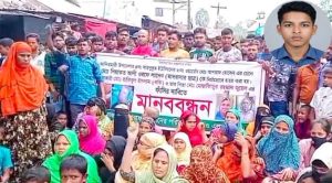 আদিতমারীতে তরুনকে হত্যার ঘটনায় বাড়িঘর ভাংচুর, লাশ নিয়ে মহাসড়ক অবরোধ