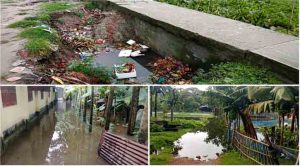 ৮ কোটির ড্রেনেও মিলছে না সুফল, জলাবদ্ধতায় নাকাল মানুষ; কাজের মান নিয়ে প্রশ্ন
