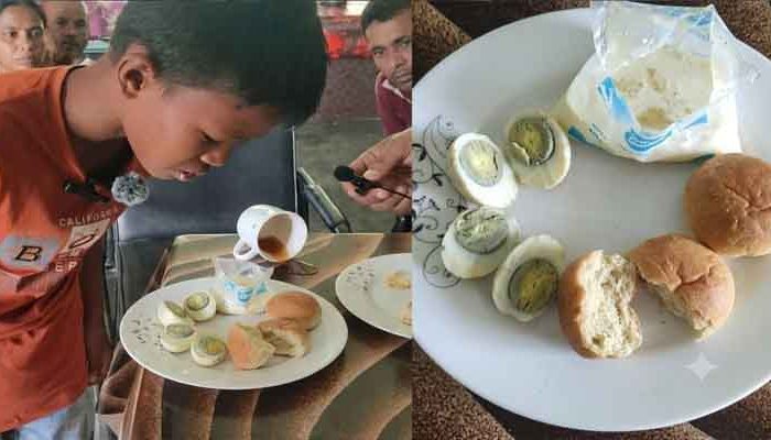 পাটগ্রামে স্কুল ফিডিংয়ে নিম্নমানের ডিম, দুধ ও বনরুটির অভিযোগ; ক্ষোভ শিক্ষার্থী-অভিভাবকদের