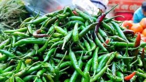 বাজারে কাঁচামরিচের আগুন, কেজি ৩০০ টাকা অতিক্রম