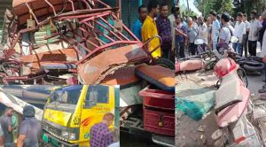 হাতীবান্ধায় মর্মান্তিক সড়ক দুর্ঘটনা, নিহত ২ আহত ৫