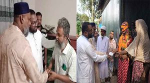 হাতীবান্ধায় সড়ক দুর্ঘটনায় নিহত-আহতদের পরিবারের পাশে আনোয়ারুল ইসলাম রাজু