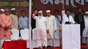 রাস্তায় নেমেছি, জনগণের অধিকার আদায় করে ঘরে ফিরব : শফিকুর রহমান