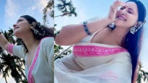 রূপের ঝলকে পরীমনি, ভক্তের চোখে যেন স্বর্গের পরী